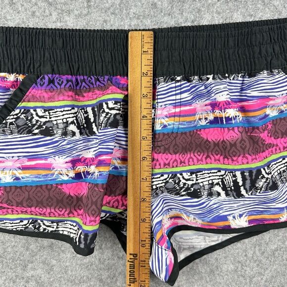 VTG Op Ocean Pacific Shorts Women XL 15-17 Hot Pants Tropical Beach Surf 90s Y2K - Picture 6 of 9